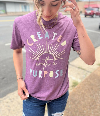 Created With A Purpose Tee Ask Apparel