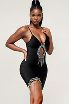 SHOW STOPPING BANDAGE MINI DRESS Athina