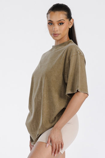 Womens Oversized Cotton Boyfriend Shirt WEIV