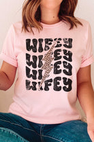 PLUS SIZE - LEOPARD LIGHTNING WIFEY Graphic Tee BLUME AND CO.