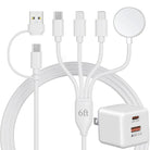 4-in-2 Multi Charging Cable with 36W Dual-Port Charging Block Top-Up - Smart charging solutions