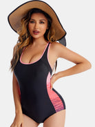 Scoop Neck Wide Strap One-Piece Swimwear Trendsi