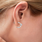 Moissanite 925 Sterling Silver Earrings Trendsi
