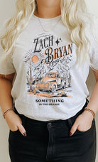 Zach Bryan Something Orange Western Graphic Tee Kissed Apparel