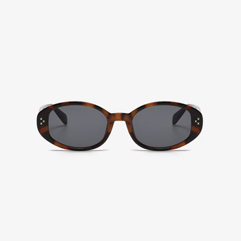 Polycarbonate Frame Oval Sunglasses Trendsi