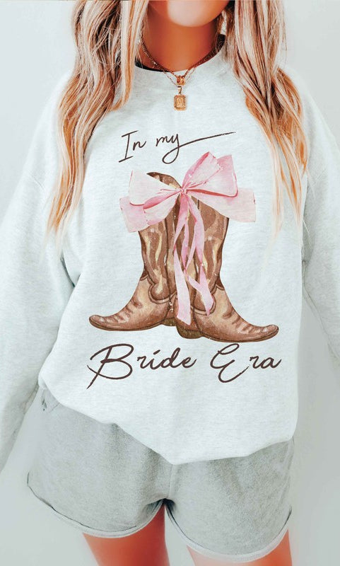 IN MY BRIDE ERA COWBOY BOOTS Graphic Sweatshirt BLUME AND CO.
