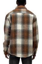 Mens Flannel Shirt Jacket Shacket WEIV