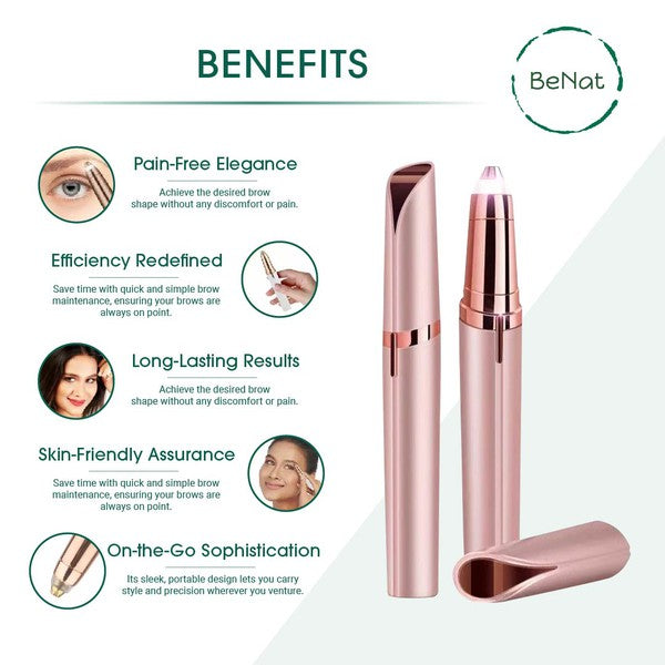 Rechargeable Eyebrow Hair Remover BeNat