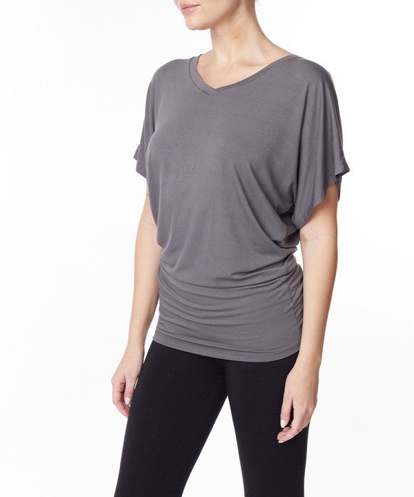 BAMBOO SK COLLECTION SIGNATURE TUNIC TOP Fabina