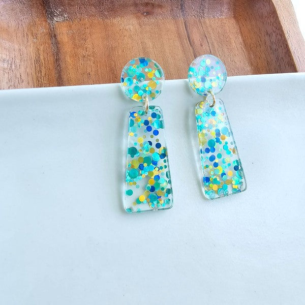 Mia - Aqua Confetti Spiffy & Splendid