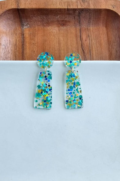 Mia - Aqua Confetti Spiffy & Splendid