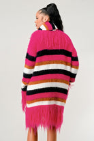 Athina Fuzzy Striped Sweater Athina