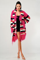 Athina Fuzzy Striped Sweater Athina