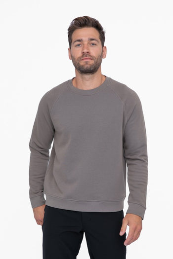 Cotton Blend Classic Crewneck Mono B