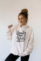 Beauty for Ashes Isaiah 61 3  Graphic Hoodie Ocean and 7th