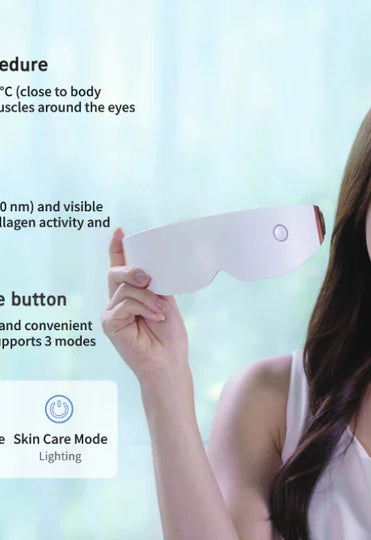 Eye Care Solution LED Mask (Silver) ECO FACE PLATINUM