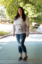 Splashed With Fall Pullover Boutique Simplified