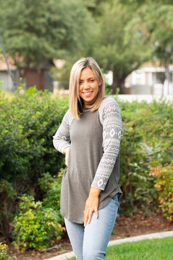 Xena Long Sleeve Raglan Boutique Simplified