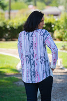 Pinkin' in Aztec Long Sleeve Top Boutique Simplified