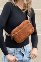 Presly Vegan Leather Everywhere Sling Belt Bag Aili's Corner