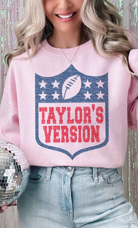 TAYLORS VERSION FOOTBALL GRAPHIC SWEATSHIRT ALPHIA