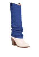 Fab Cowboy Boots With Denim Sleeve Setail Rag Company