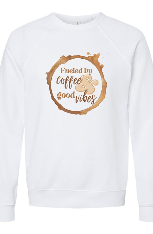 Coffee and Good Vibes Bella Graphic Sweatshirt Ocean and 7th