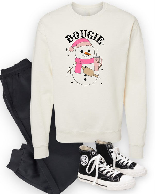 Bougie Snowman Graphic Sweatshirt Ocean and 7th