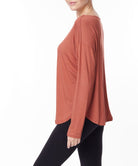 BAMBOO DOLMAN LONG SLEEVE TOP Fabina