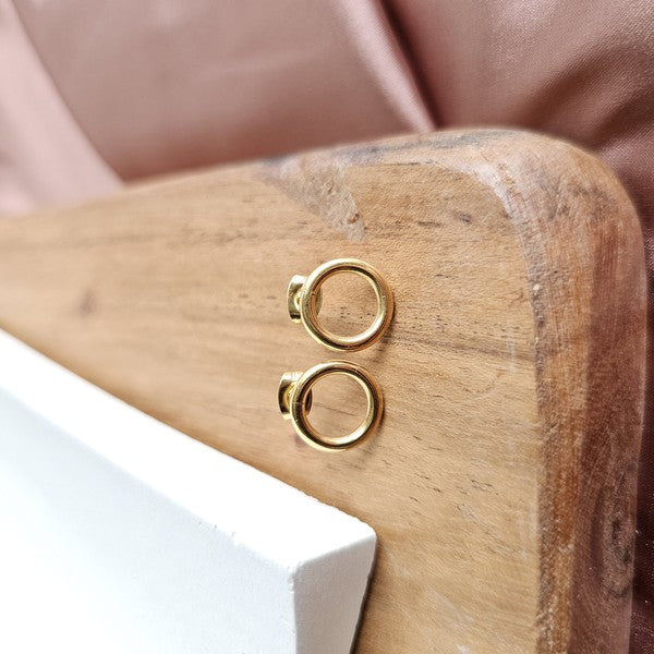 Luxe Gold Oriana Studs - Small Spiffy & Splendid