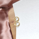 Luxe Gold Oriana Studs - Small Spiffy & Splendid