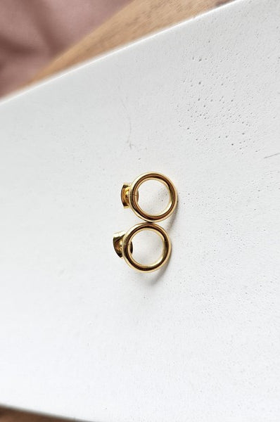 Luxe Gold Oriana Studs - Small Spiffy & Splendid