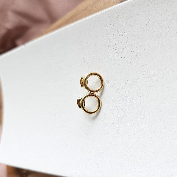 Luxe Gold Oriana Studs - Small Spiffy & Splendid