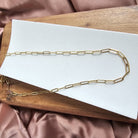 Luxe Gold Paperclip Chain - 16IN Spiffy & Splendid