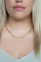 Luxe Paperclip Chain 20in Spiffy & Splendid