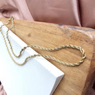 Luxe Gold Rope Chain - 16in Spiffy & Splendid