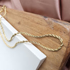 Luxe Gold Rope Chain - 16in Spiffy & Splendid