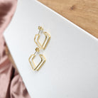 Luxe Gold Kamora Hoops Spiffy & Splendid