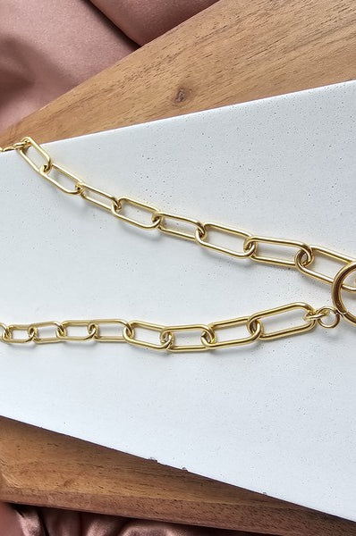 Luxe Gold Chunky Paperclip Chain - 20in Spiffy & Splendid