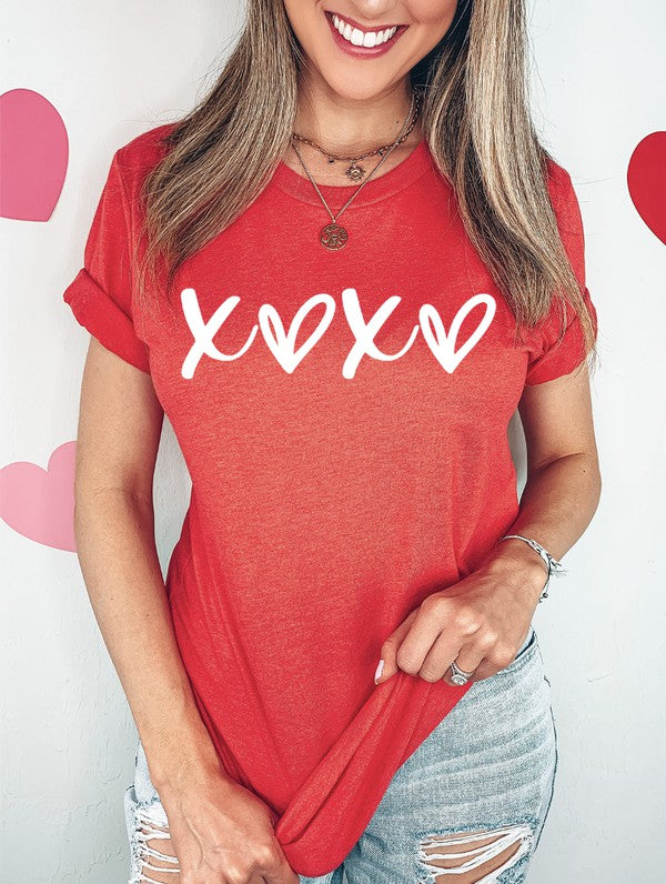 XOXO Graphic Tee Southern Chic Wholesale