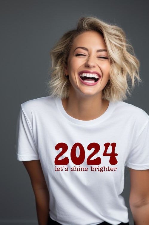 2024 Let's Shine Brighter Graphic Tee Ocean and 7th