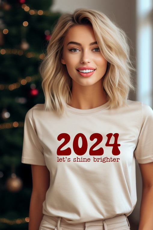 2024 Let's Shine Brighter Graphic Tee Ocean and 7th