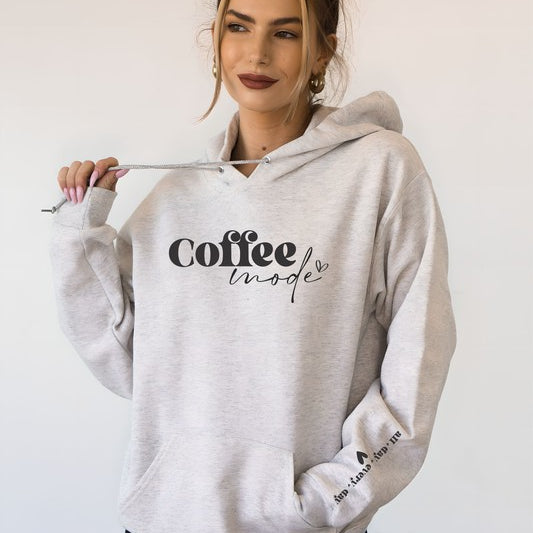 Coffee Mode Graphic Hoodie Ocean and 7th