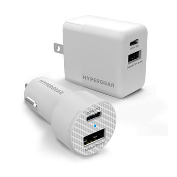 Hypergear Wall/Car Charger Bundle 20W Jupiter Gear