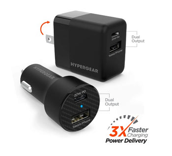 Hypergear Wall/Car Charger Bundle 20W Jupiter Gear