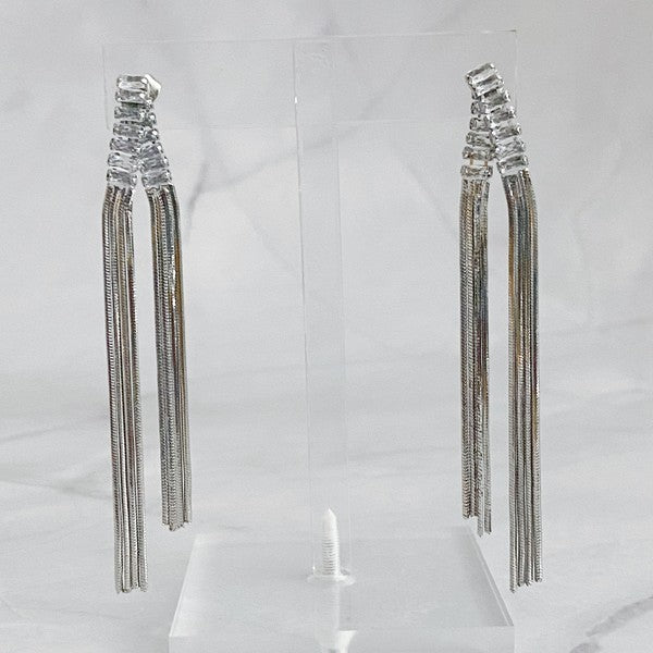 Chain Waterfall From Shine Earrings Ellison and Young