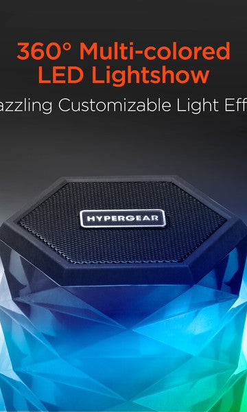 HyperGear LYTE Mini Wireless LED Speaker Jupiter Gear