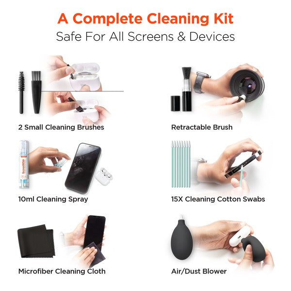 HyperGear ScreenWhiz 7-in-1 Tech Cleaning Kit Jupiter Gear