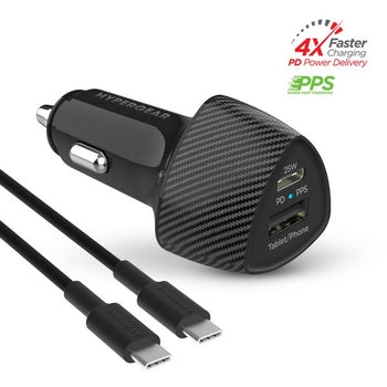 HyperGear SpeedBoost 25W PD USB-C Car Kit Jupiter Gear