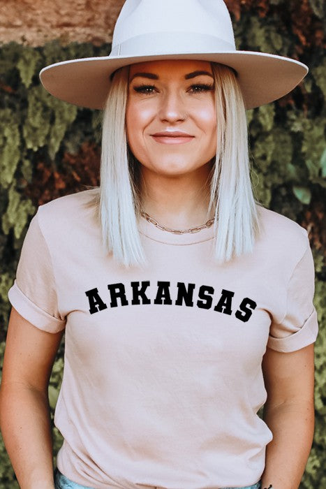 Arkansas Tee Wildberry Waves